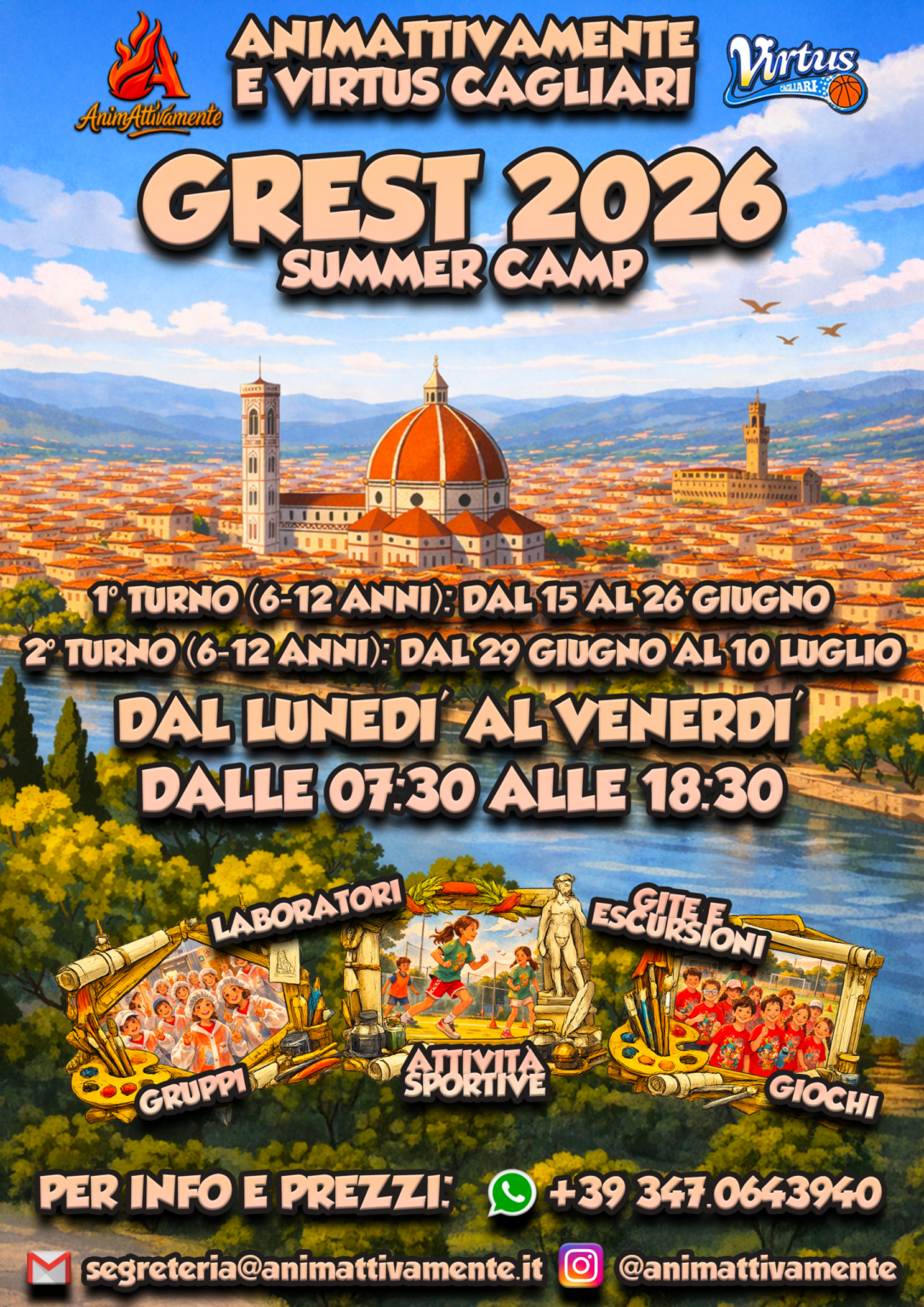 Locandina Grest 2026 - Summer Camp